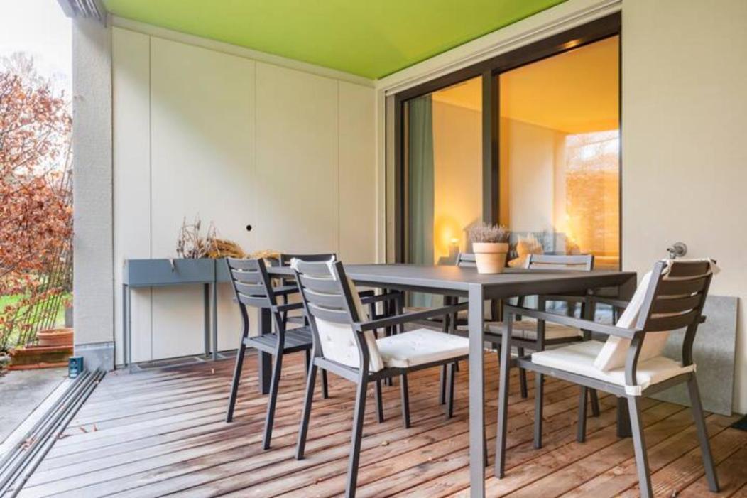Luxus Wohnung Mit Garten Zürich Eksteriør billede