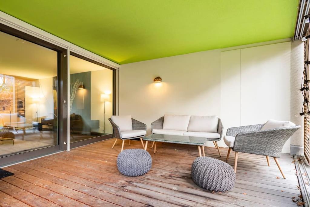 Luxus Wohnung Mit Garten Zürich Eksteriør billede